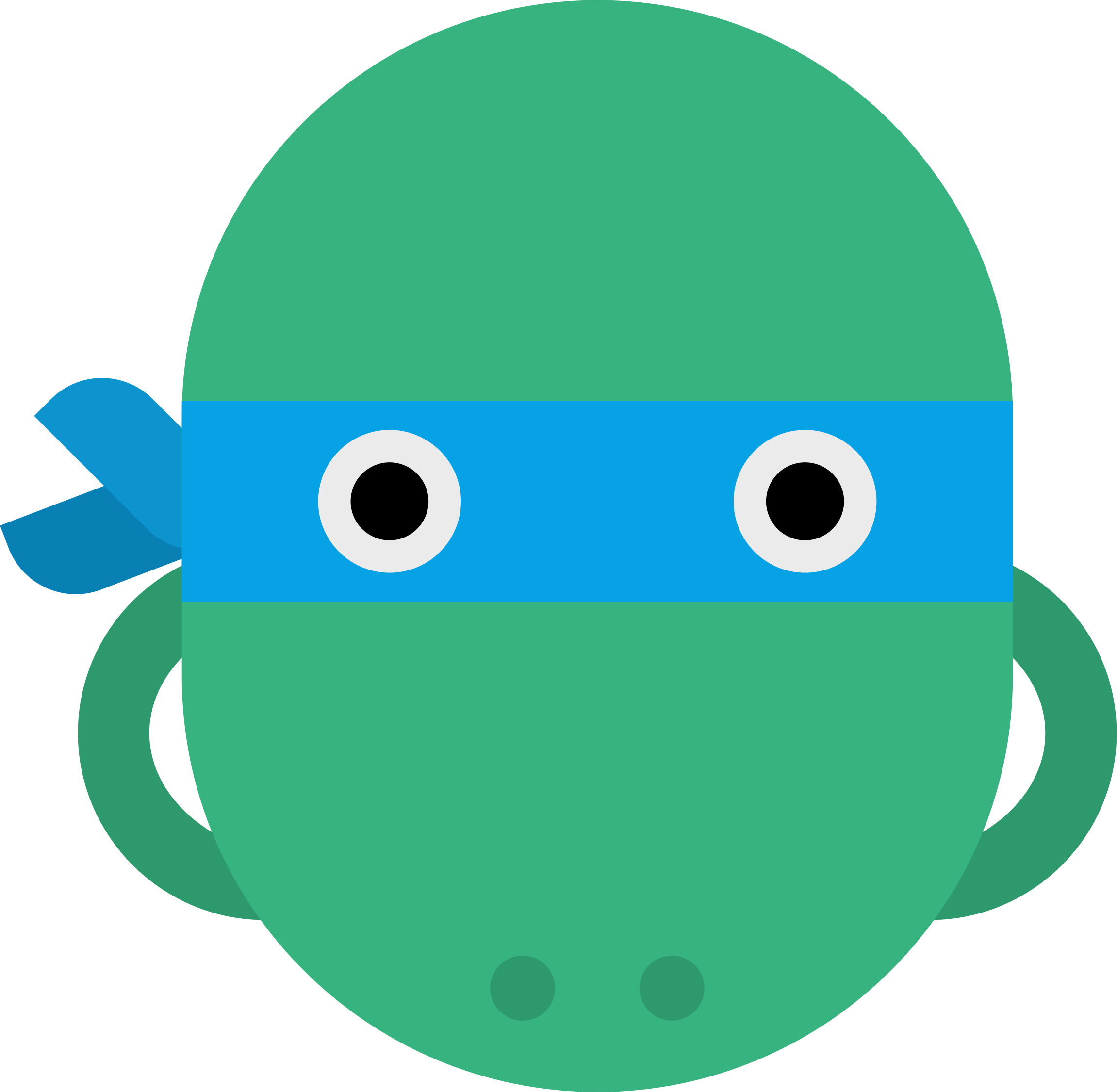 head clipart ninja turtle