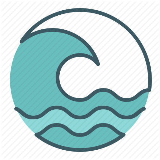 ocean clipart circle