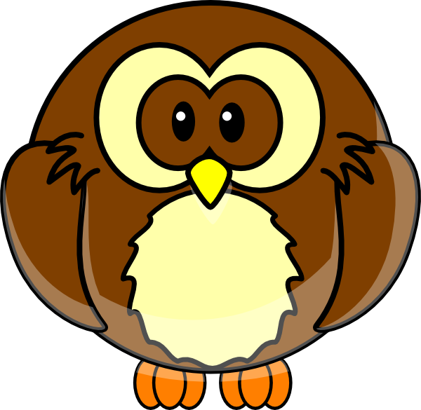 clipart circle owl