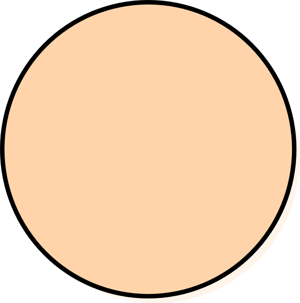 clipart circle beige