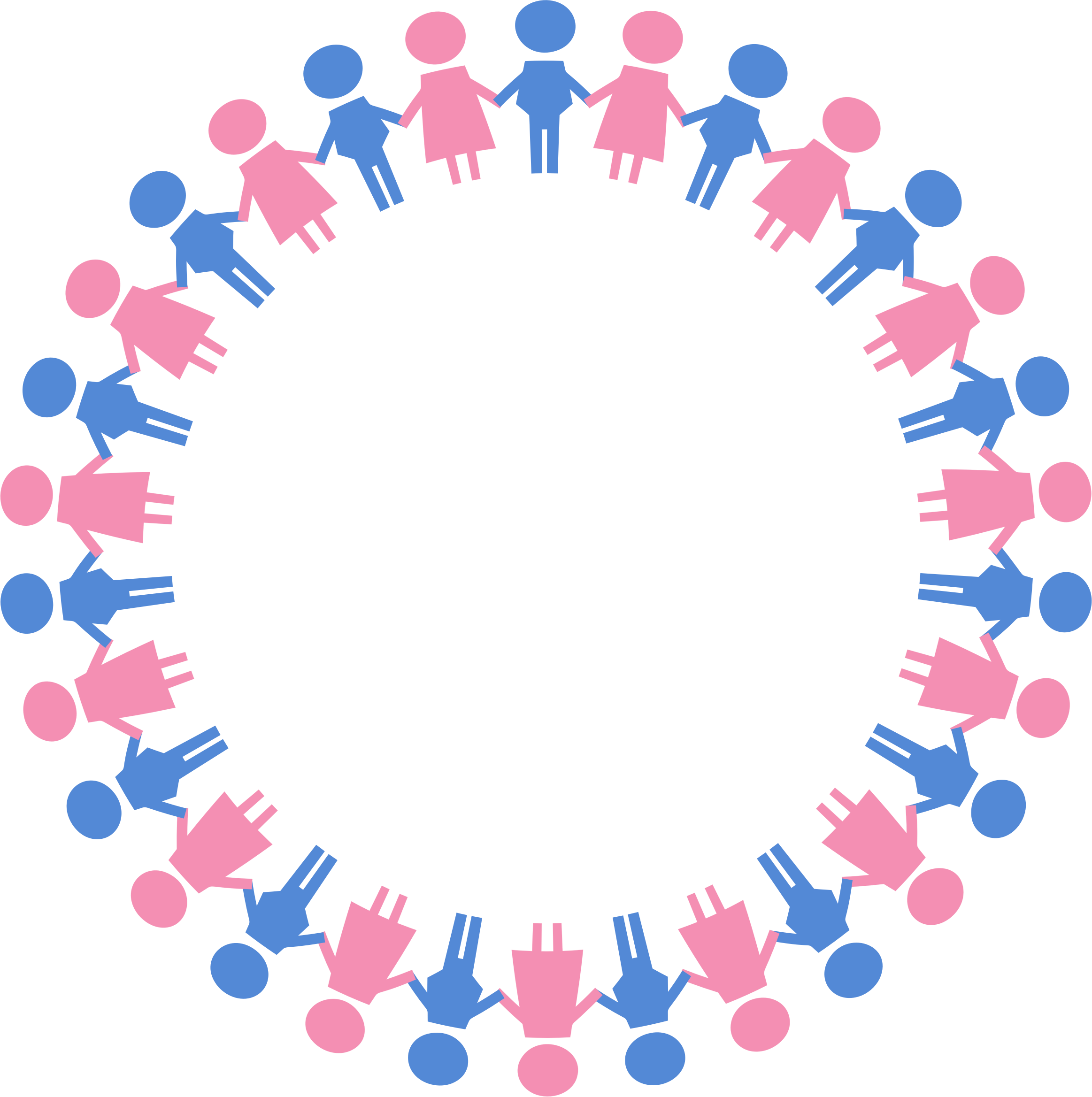 Clipart circle child. Male and female symbols