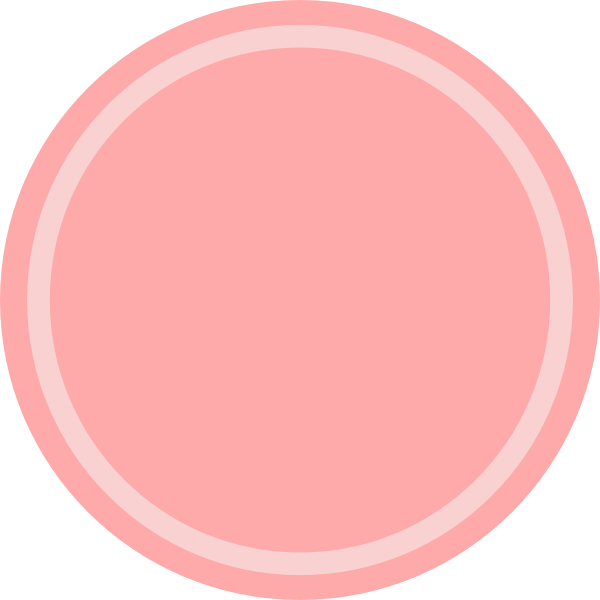 peach clipart circle