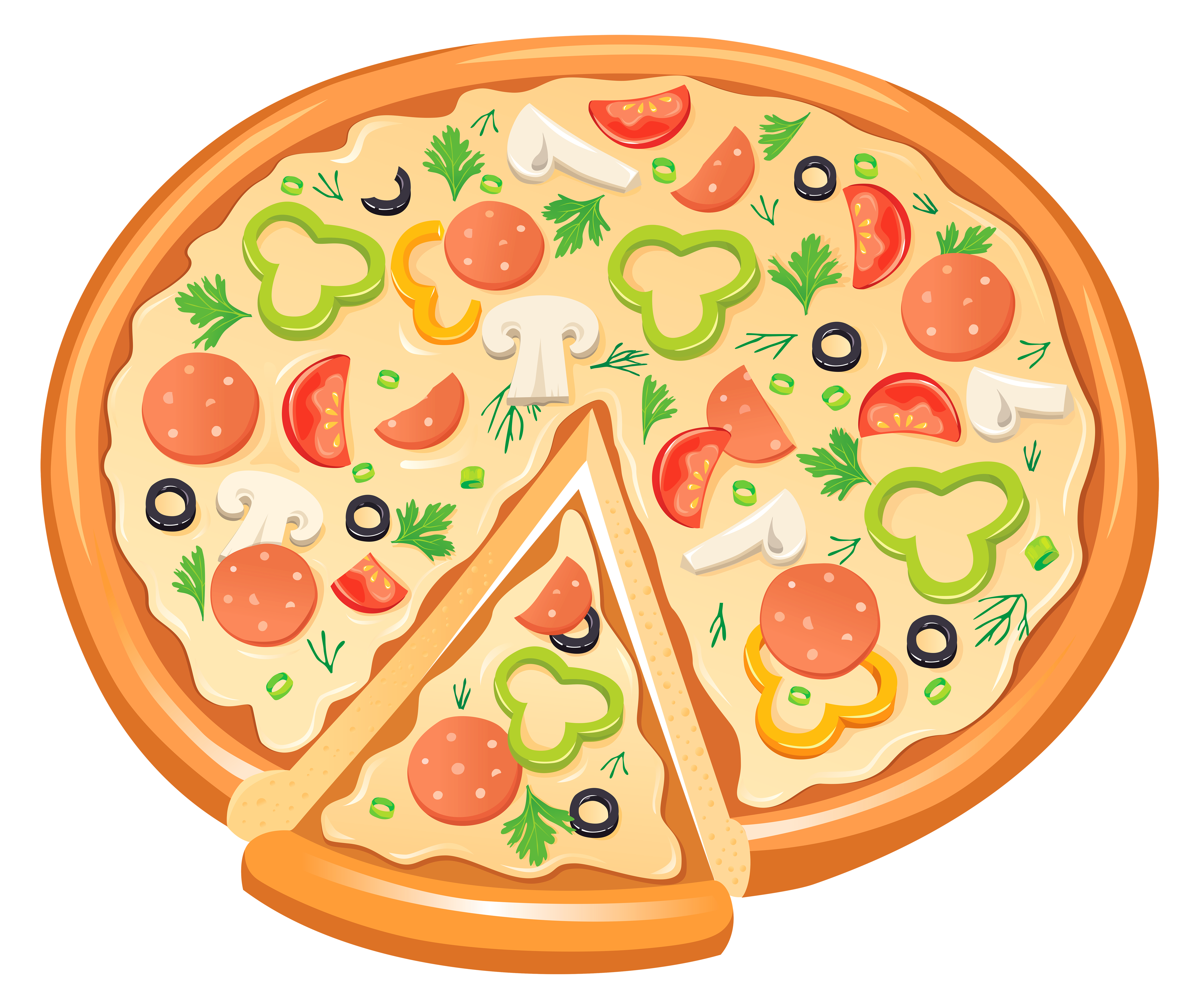 Pizza png high quality. Clipart food heart