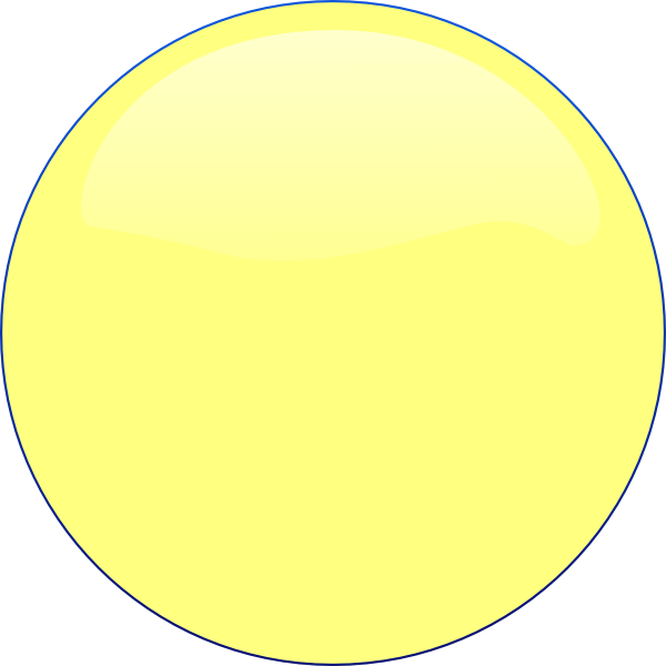 Yellow icon clip art. Circle clipart plain