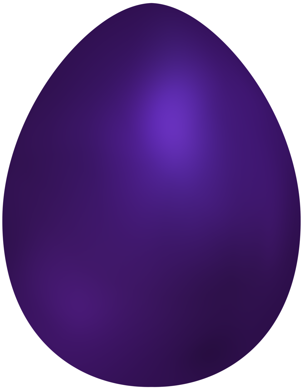 purple clipart easter egg