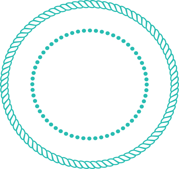 oval clipart rope