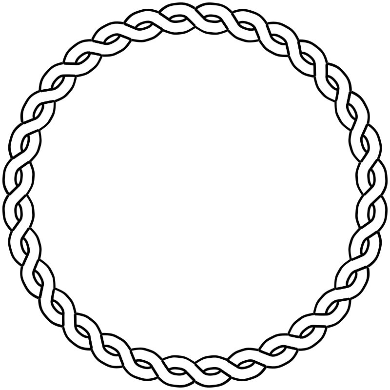 circle clipart rope