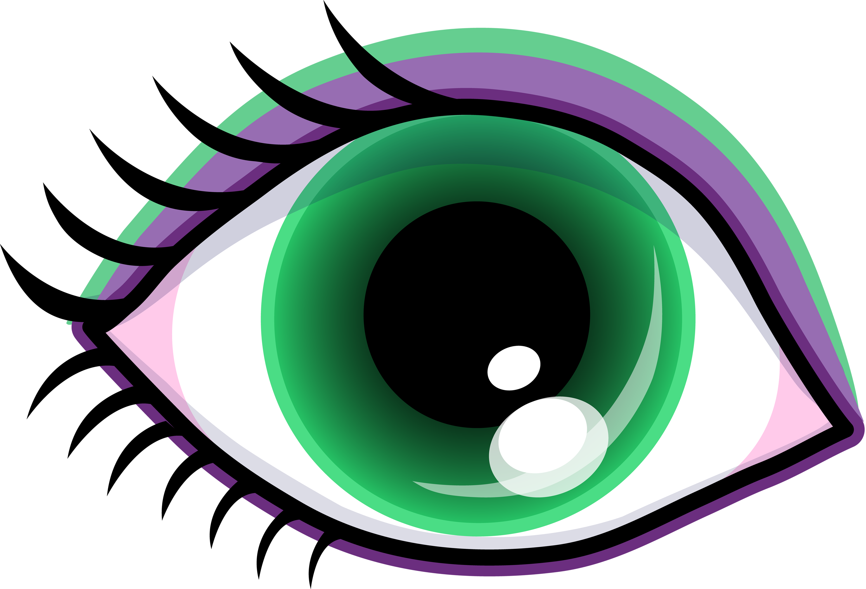 Snake eyes at getdrawings. Eyeball clipart purple