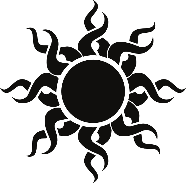 eclipse clipart tribal