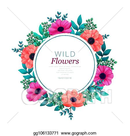 floral clipart trendy