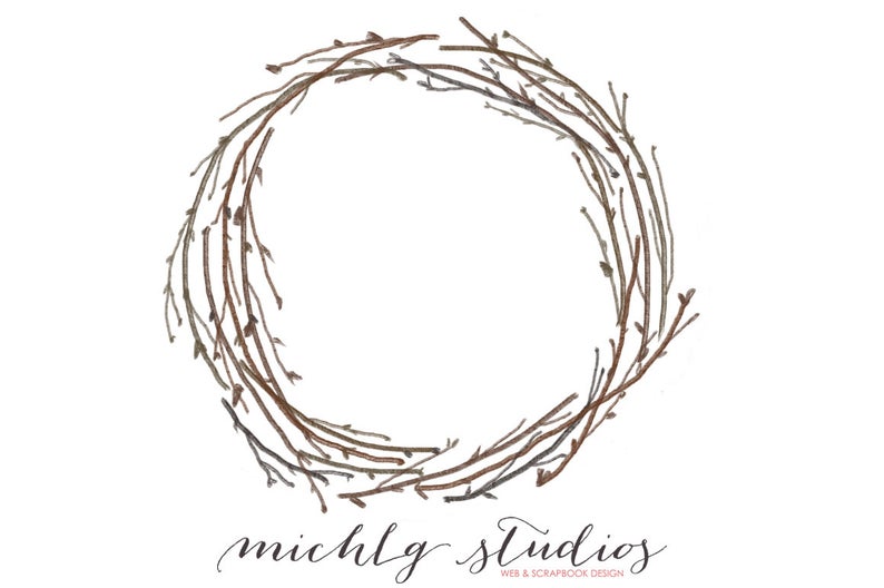 circle clipart twig