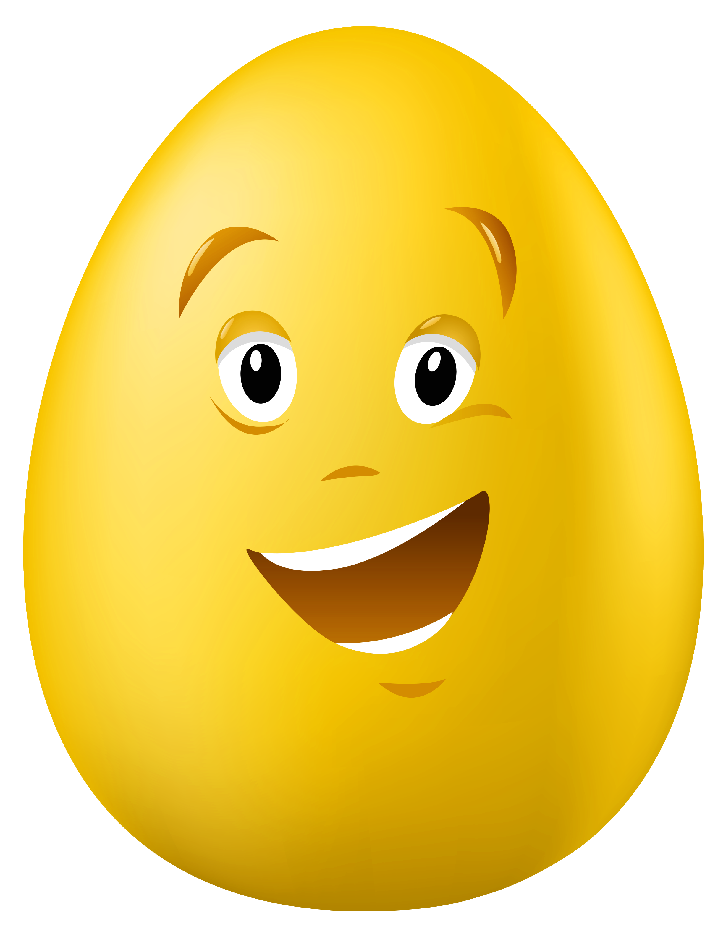 Transparent easter talking yellow. Face clipart egg