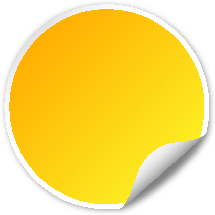 Circle vector png. Seal yellow svg public