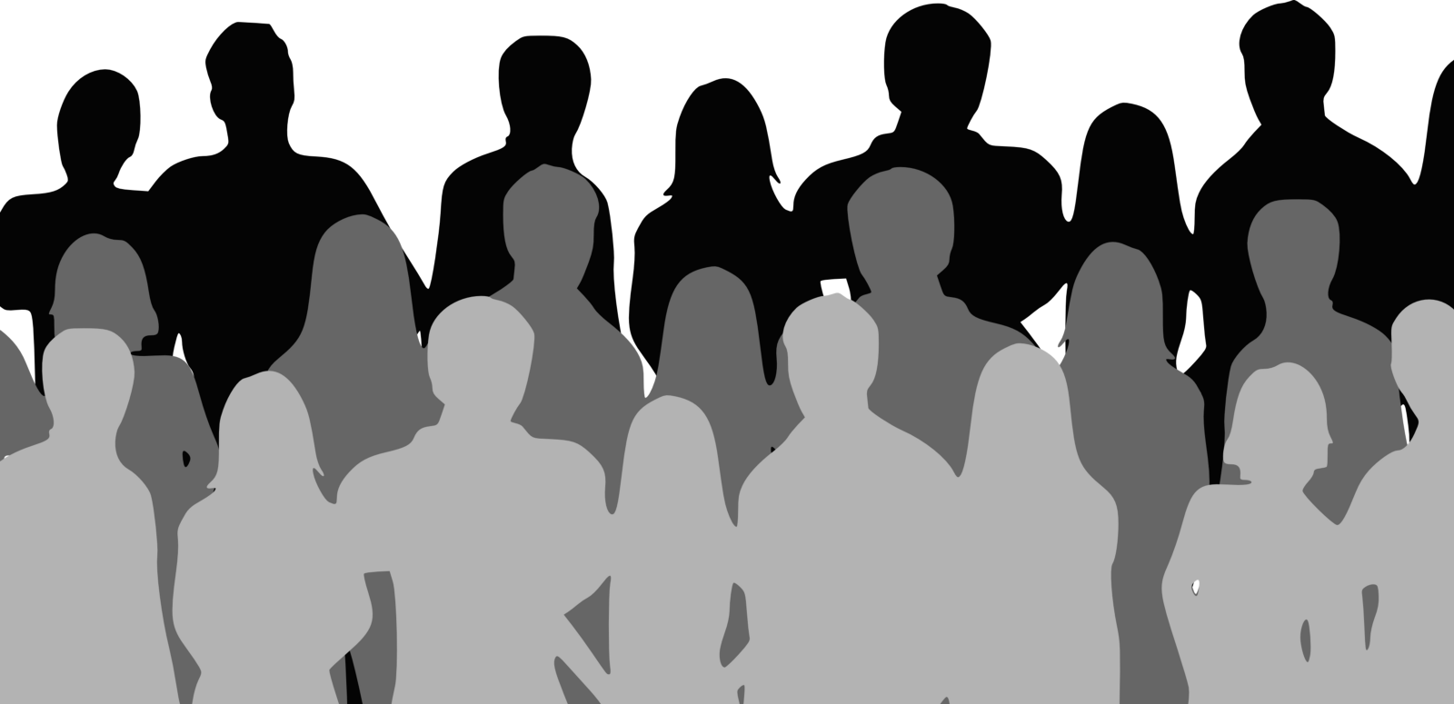 Community clipart silhouette. Audience at getdrawings com