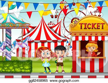 circus clipart booth
