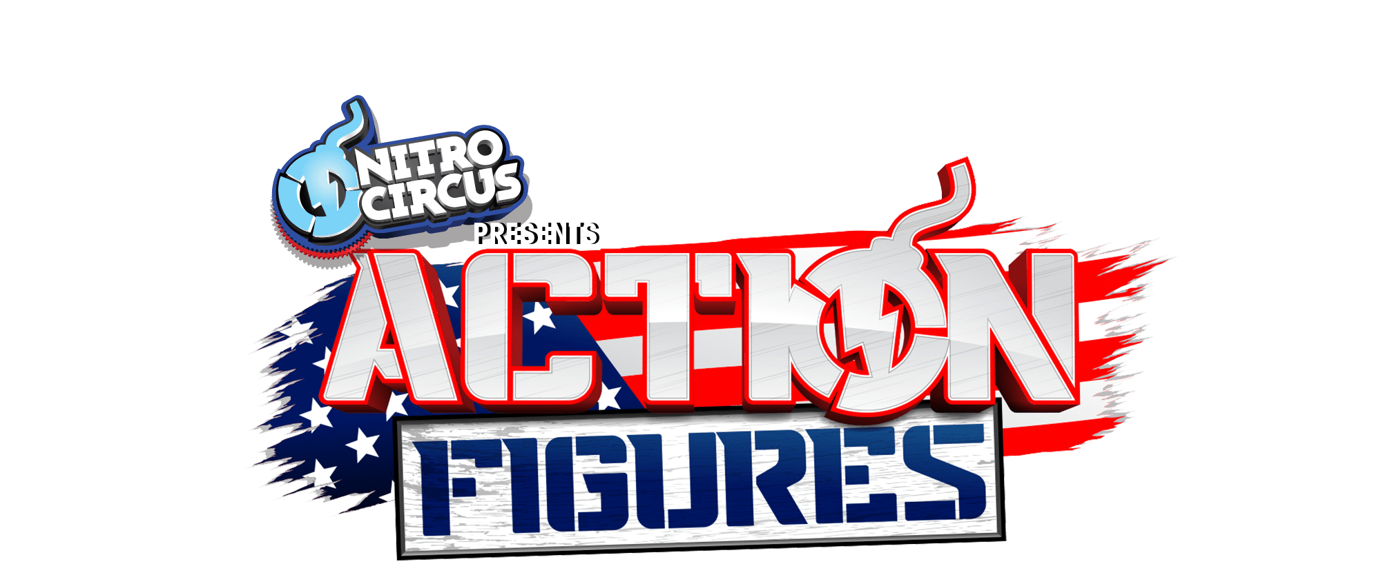 Circus clipart circus show. Nitro action figures logo