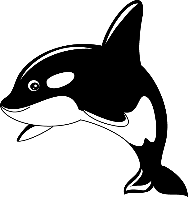 Killer clip art cartoon. Clipart face whale