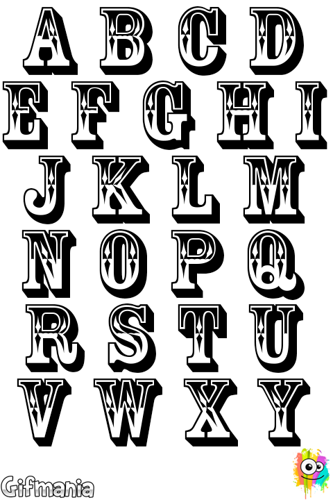 E clipart fancy font. Retro alphabet letters vintage