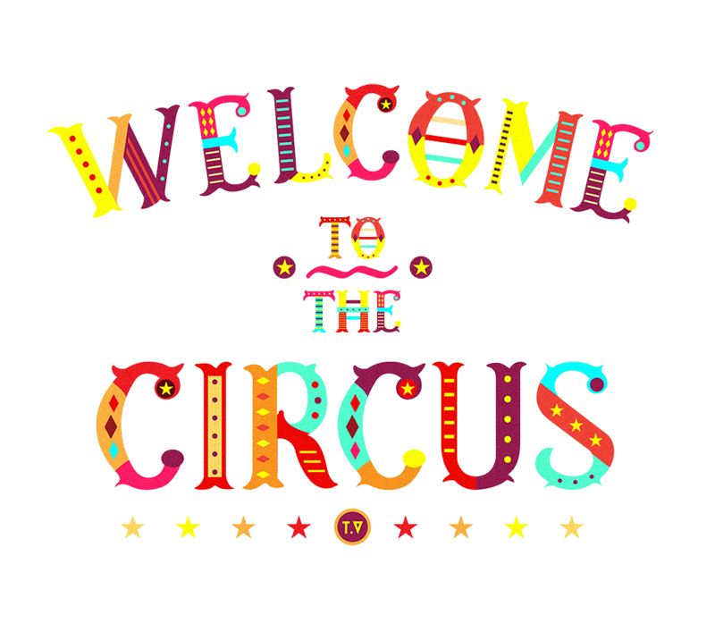 circus clipart font
