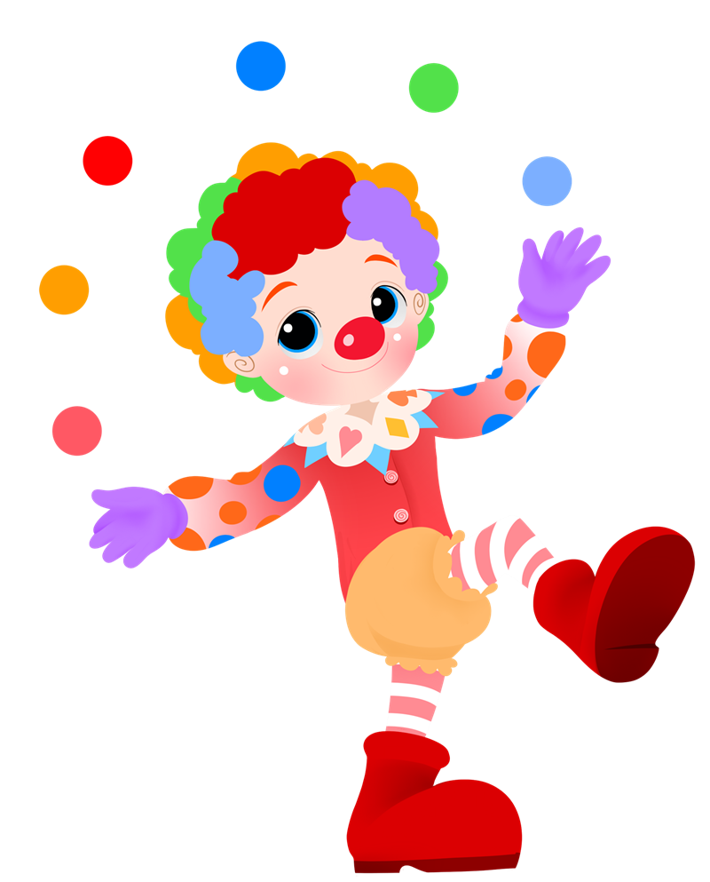 Cute drawing free download. Clipart tent clown