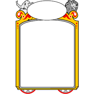 circus clipart frame