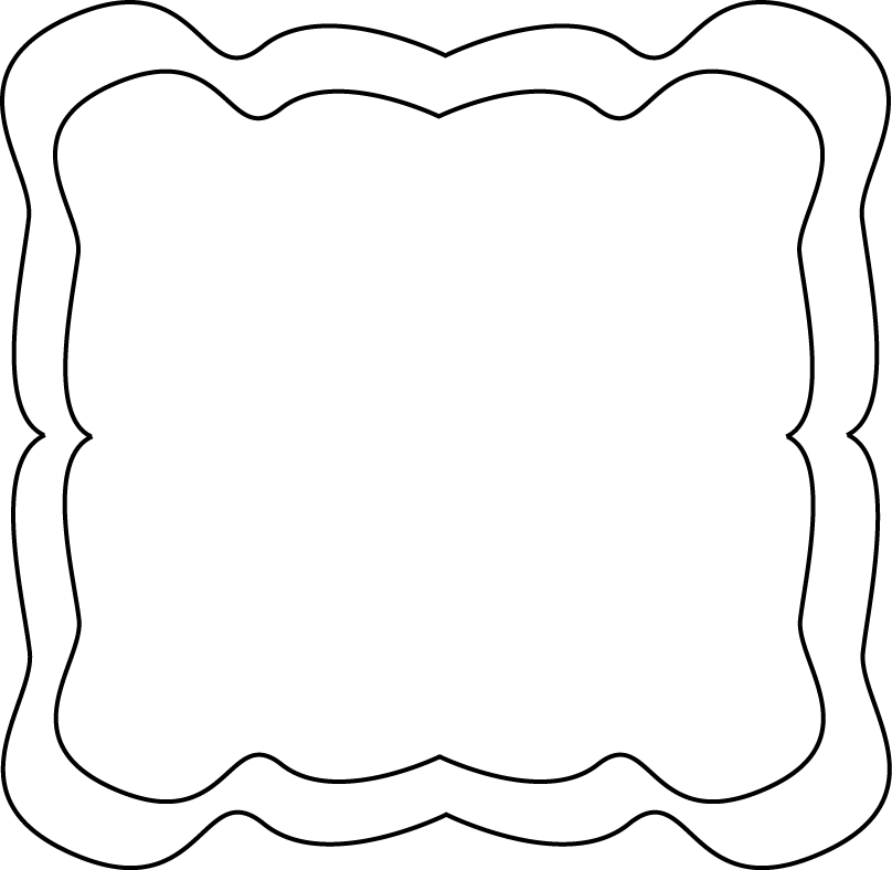 Clip art black and. Clipart computer frame