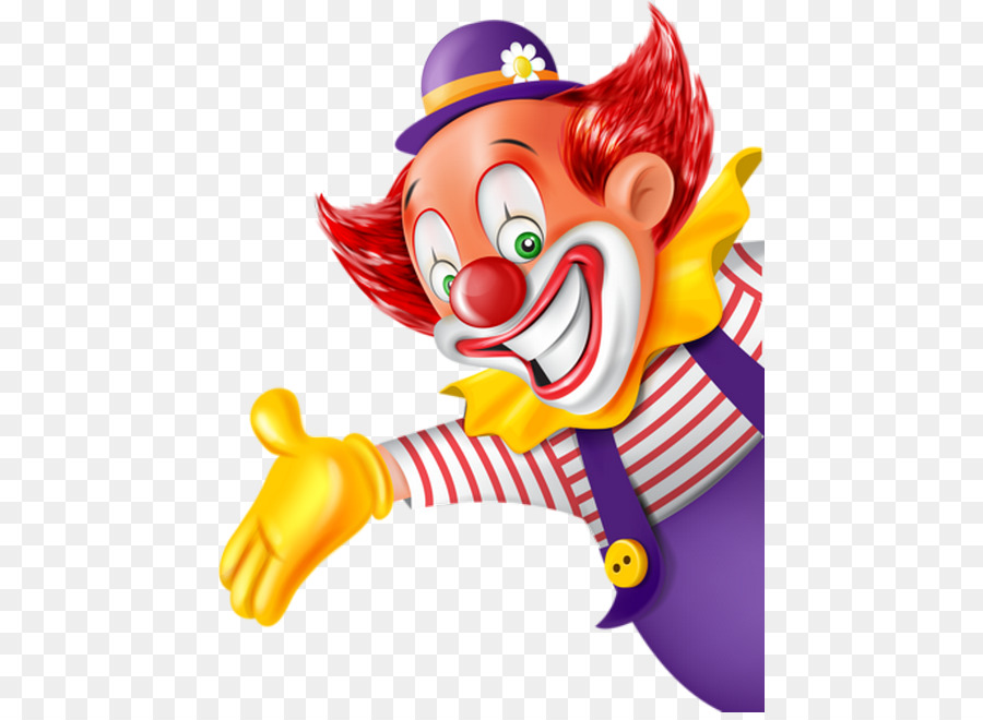 Cartoon clown drawing circus. Joker clipart cloun