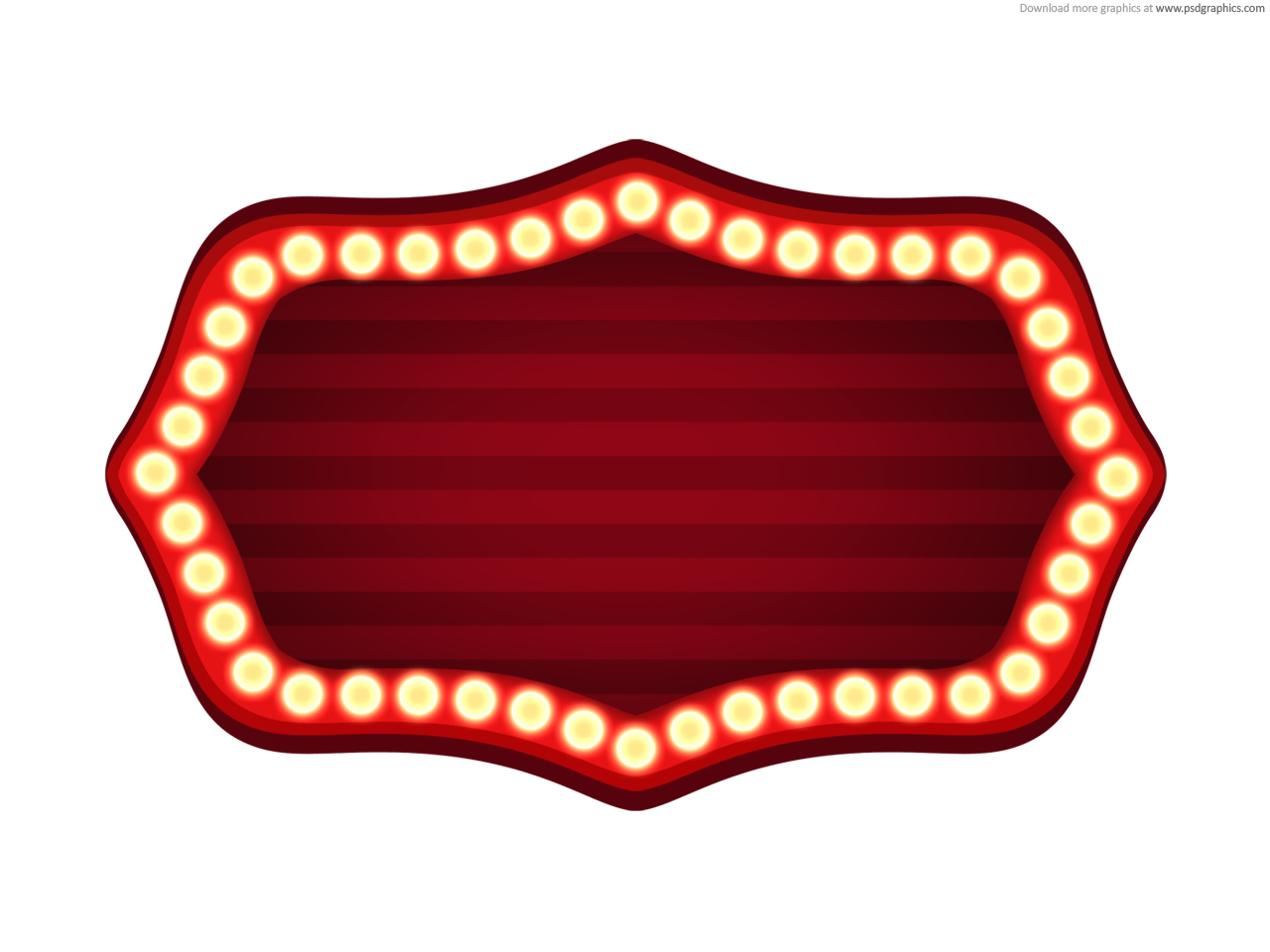 marquee clipart blank