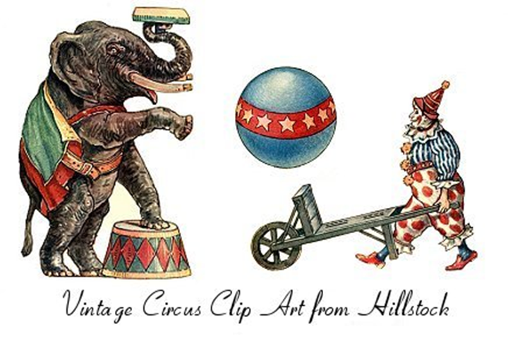 circus clipart old fashioned