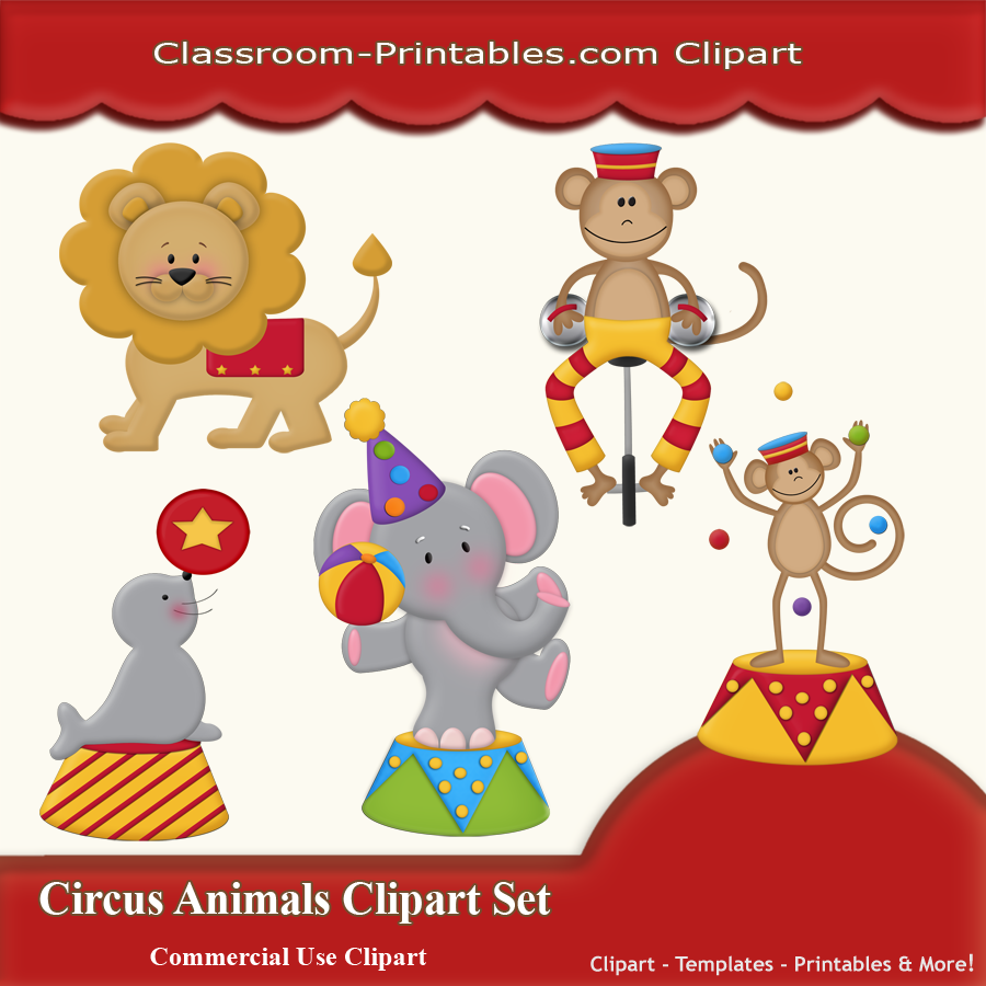 circus clipart printable