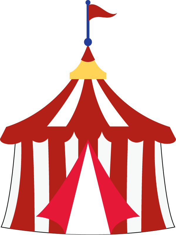 To paint on linas. Lights clipart circus