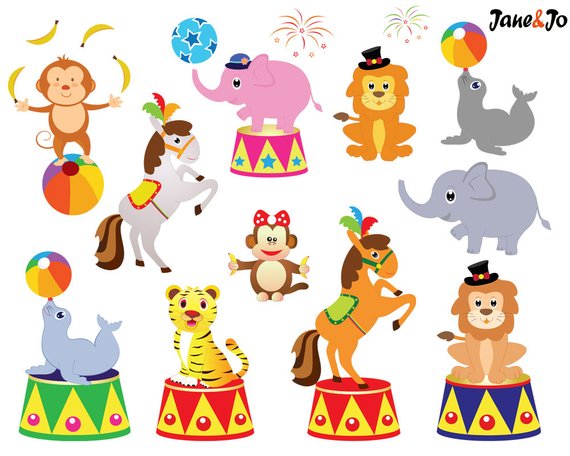 circus clipart tigers