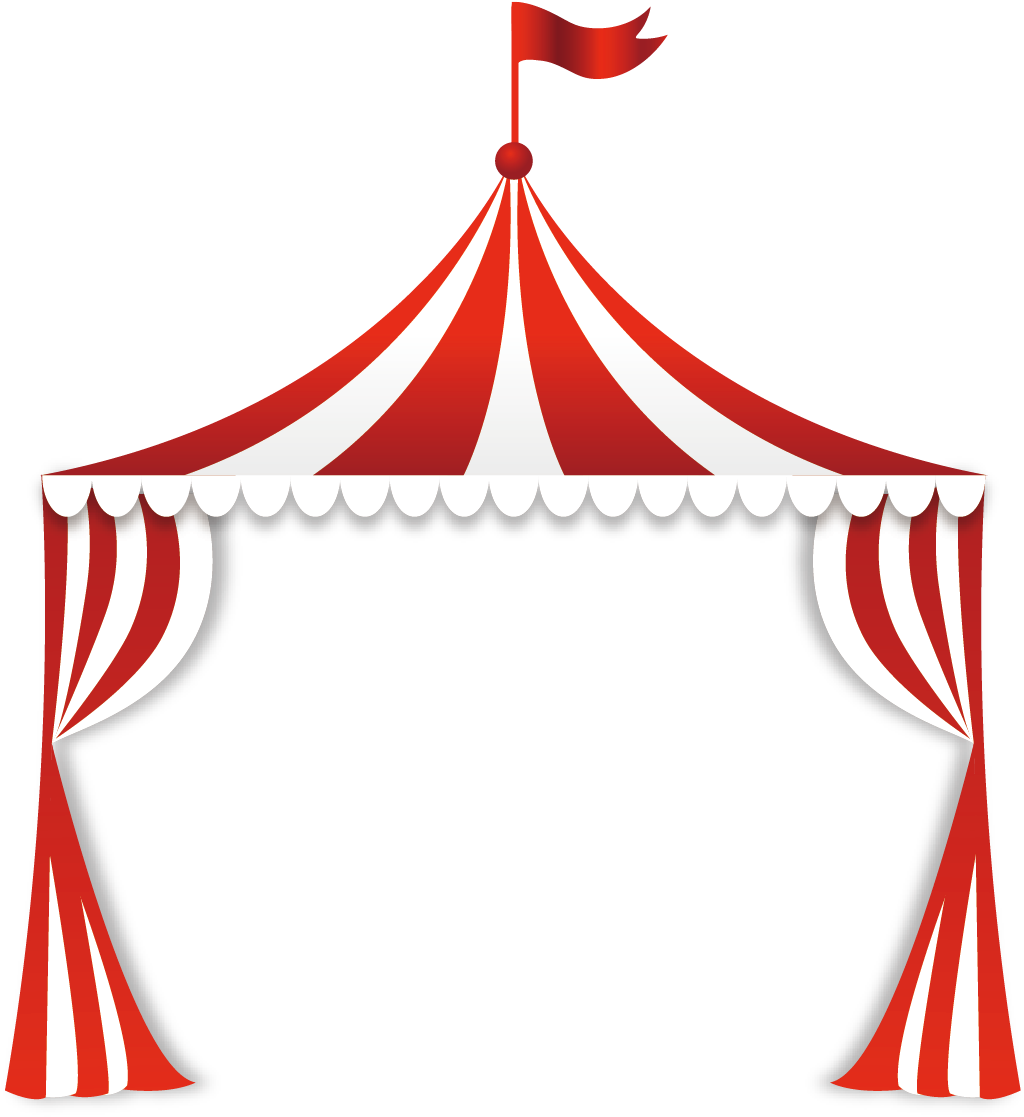 circus clipart top