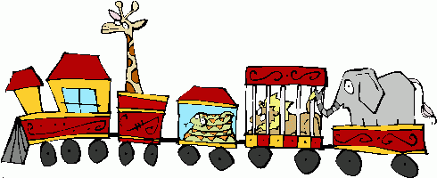 circus clipart train