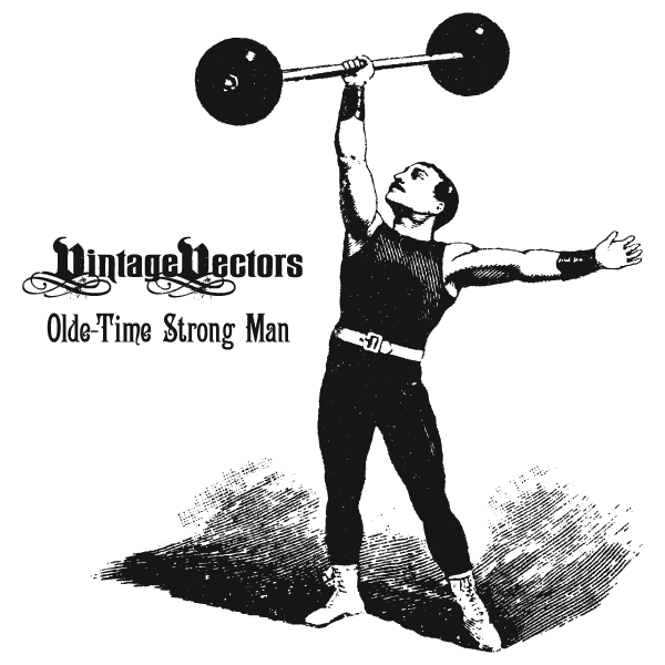 circus clipart weightlifter