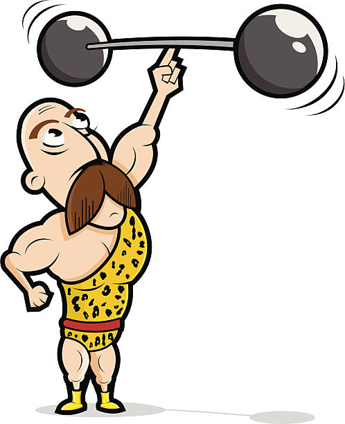 circus clipart weightlifter