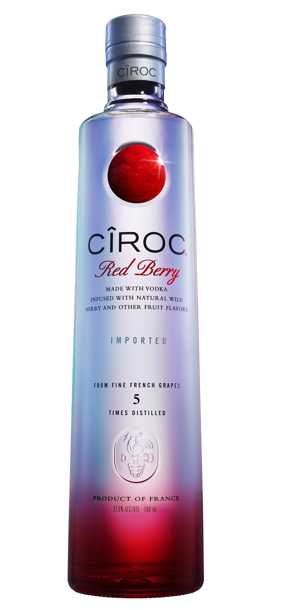 Red berry vodka the. Ciroc bottle png