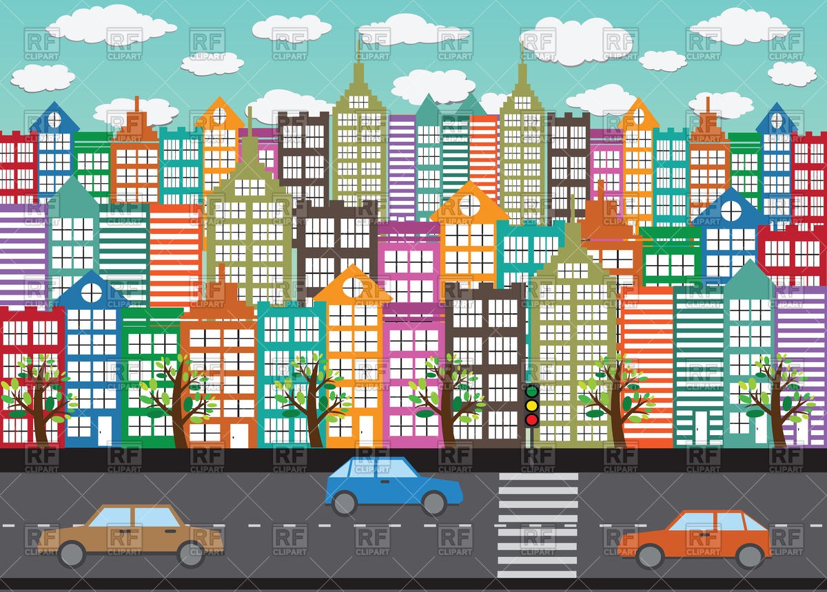 City clipart busy street city. Portal 