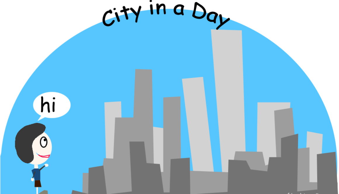 city clipart busy street city