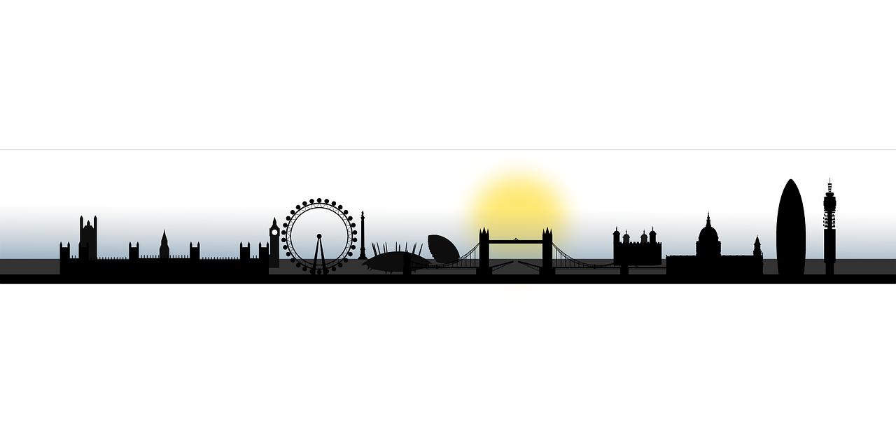 london clipart silhouette