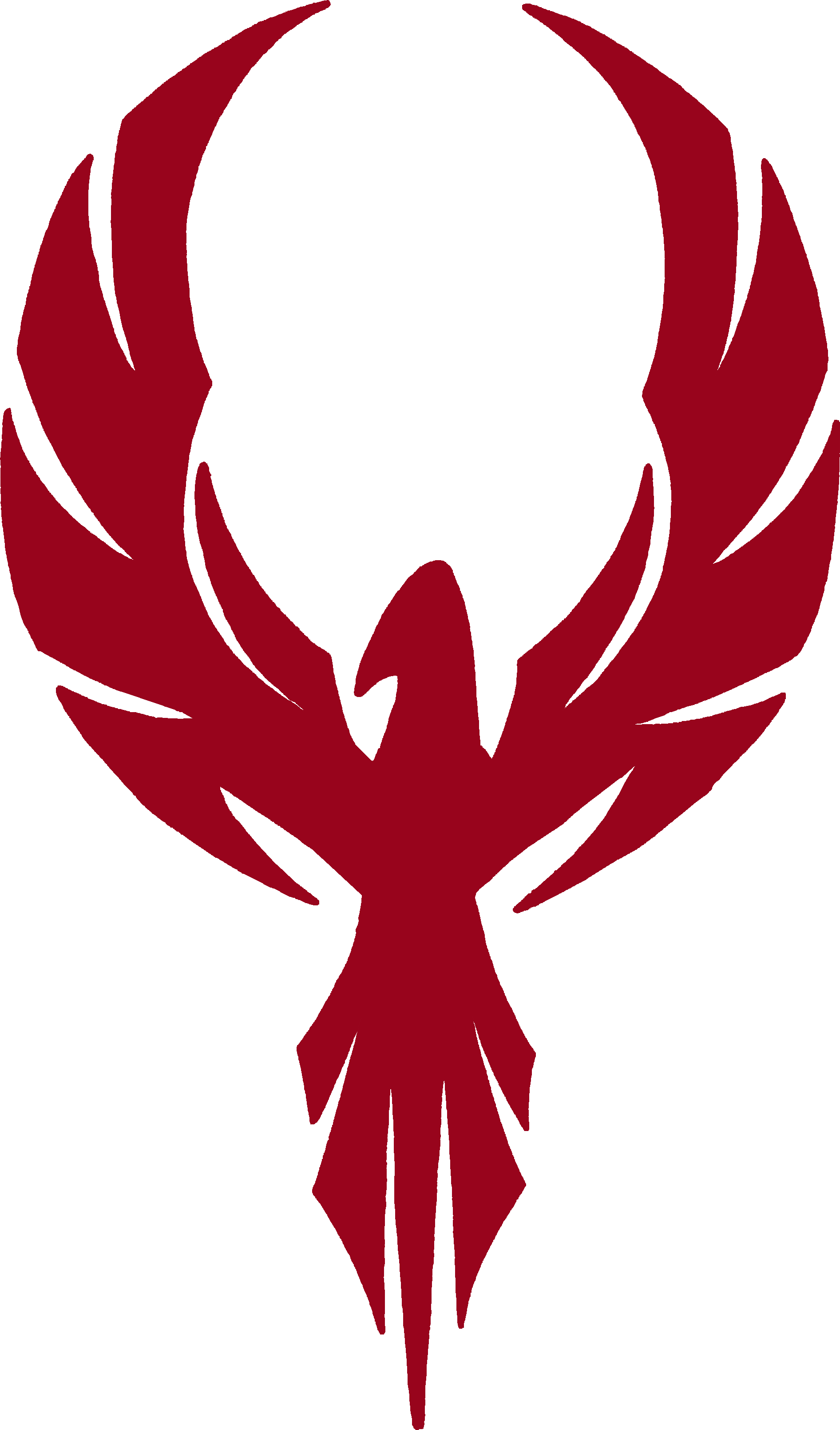 Tribal phoenix rebellion symbol. Young clipart relative