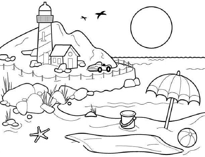 television clipart colouring page