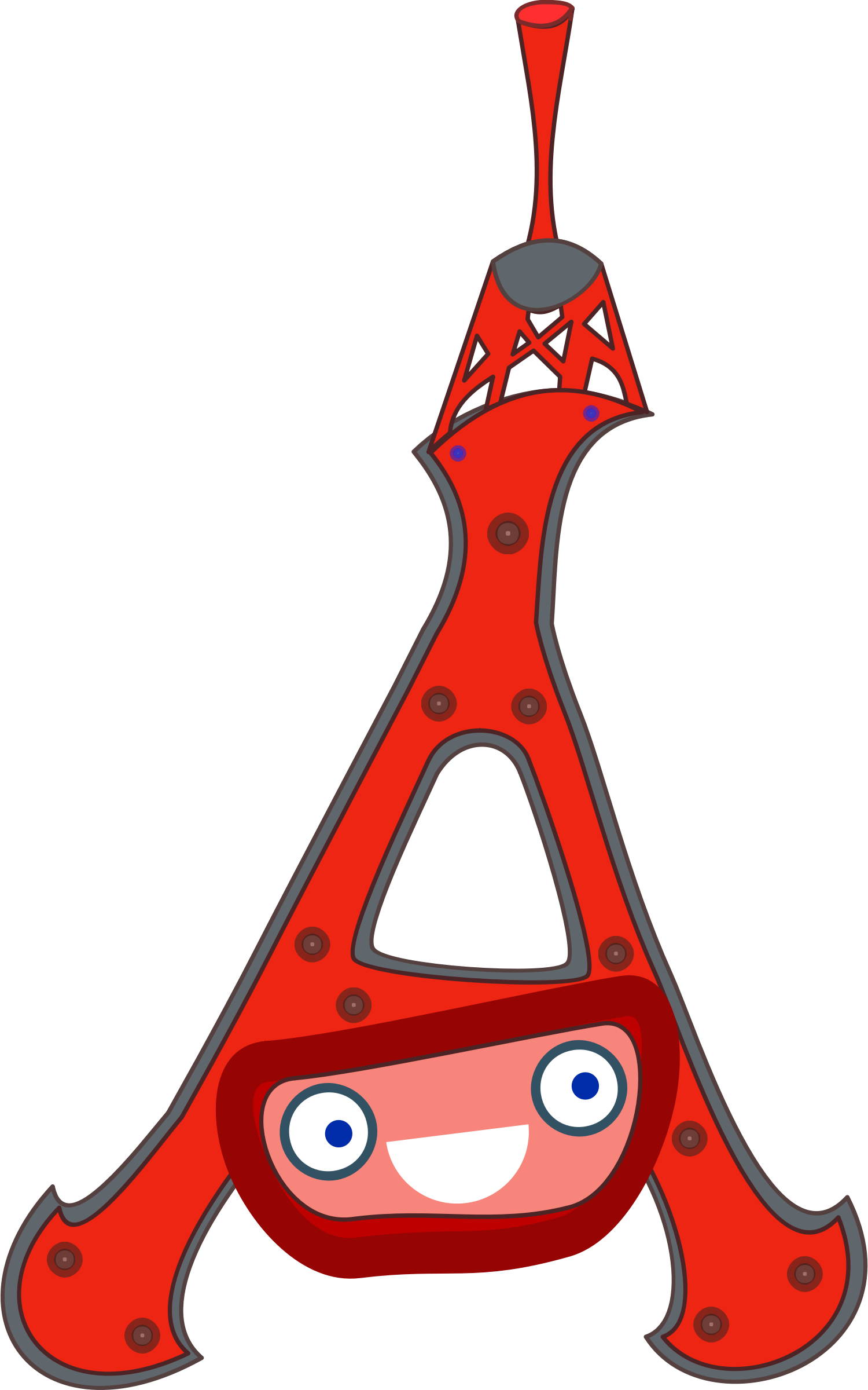 tower clipart red