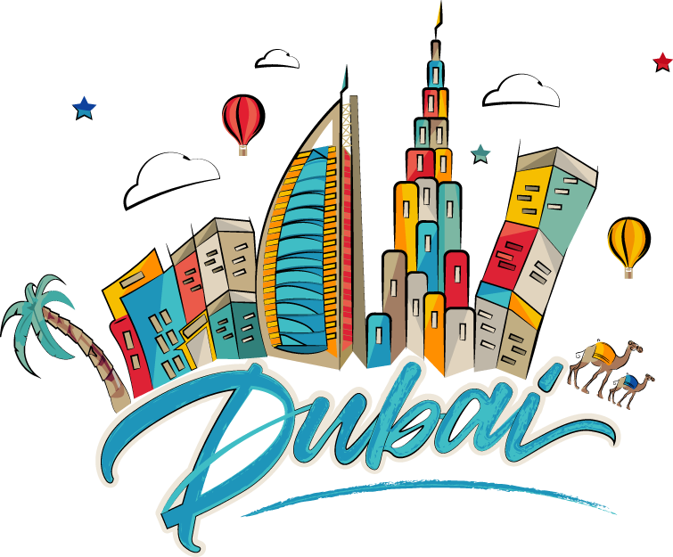 Burj khalifa clip art. City clipart dubai