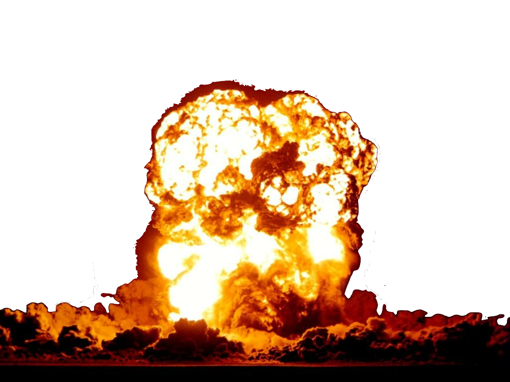 clipart explosion nuclear disaster