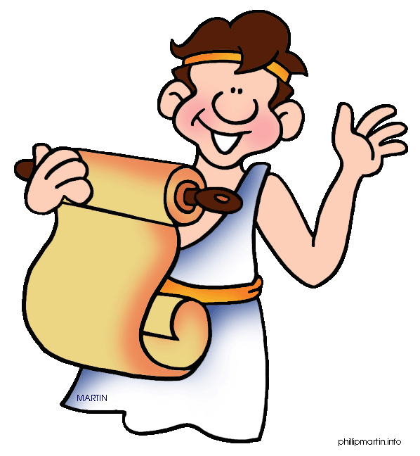  collection of ancient. Writer clipart man