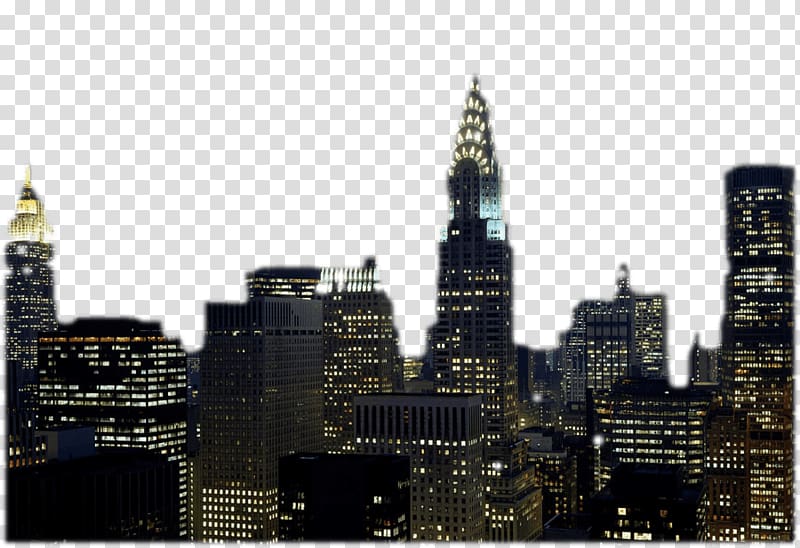 cityscape clipart night time