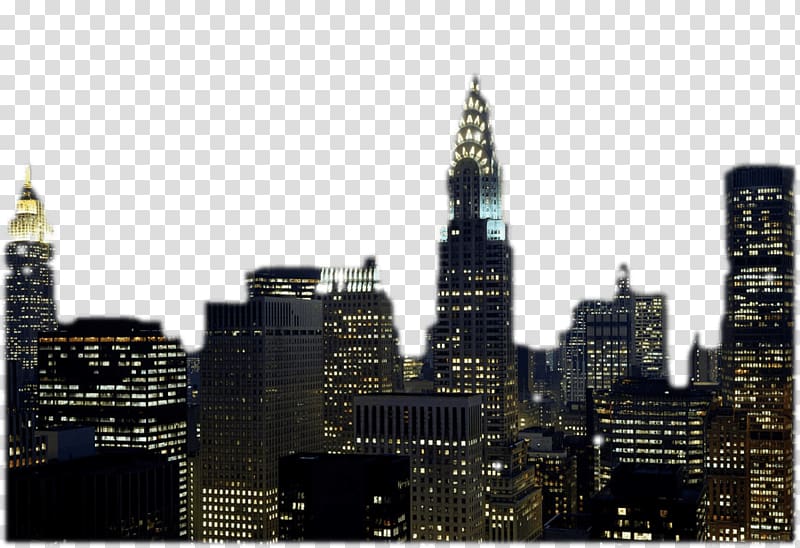 cityscape clipart night time