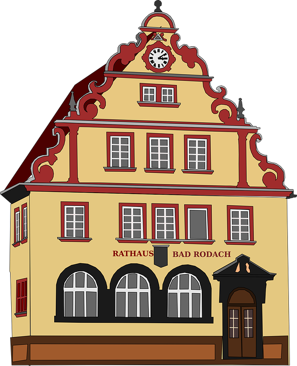 courthouse clipart town hall building