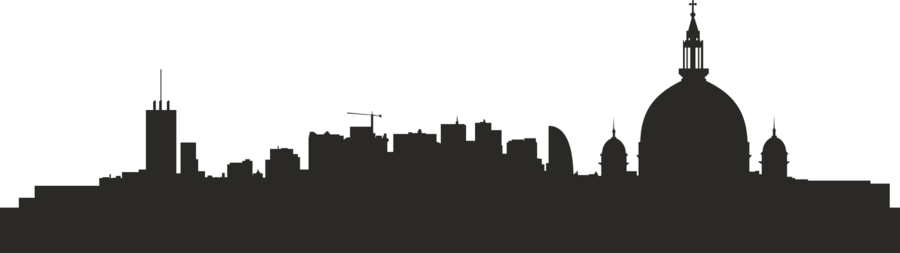 city clipart silhouette